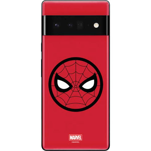 Marvel Spiderman Spiderman Emblem Google Pixel 6 Pro Skin